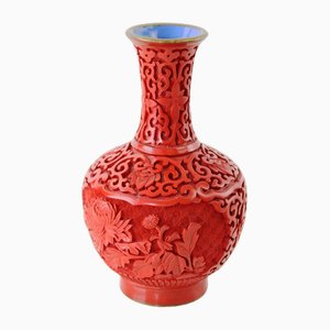 Vintage Chinese Lacquer Vase
