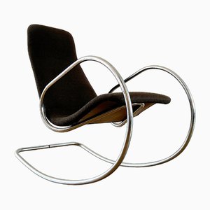 Rocking Chair S 826 par Ulrich Böhme pour Thonet, 1970s