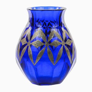 Polnische Art Deco Vase von Josephine Glassworks, 1930er