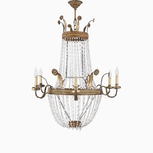 Empire Six-Flame Chandelier, 1800s