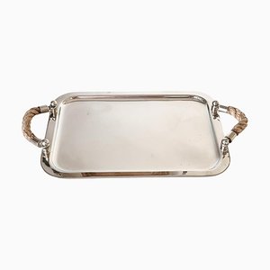 Yachting Serving Tray with Rope Handles, 1970