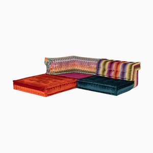 Mah Jong Anbausofa mit Maßgeschneidertem Bezug von Roche Bobois, 2018, 5er Set