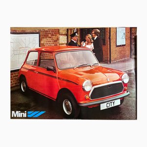 Litografia originale Leyland Mini, anni '80