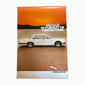 Original Lithographie Jaguar, 1980er