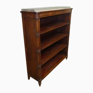 Regency Revival Open Front Bookcase in Bamboo, 1890s