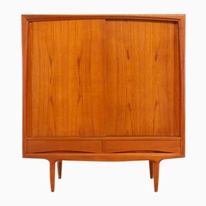 Mid-Century Highboard attributed to Axel Christensen for Aco Mobler