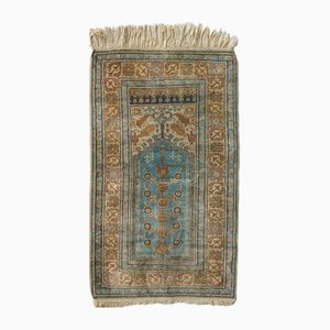 Vintage Handwoven Prayer Rug