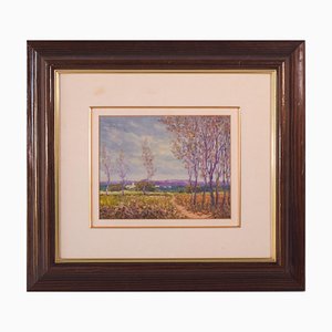 Post- Impressionist Artist, Landscape, Oil on Board