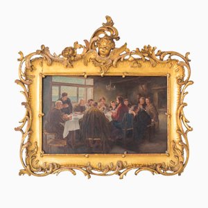 Última cena, óleo sobre tabla, década de 1800