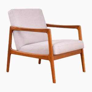 Fauteuil Mid-Century en Teck par Alf Svensson pour Dux, Suède, 1960s