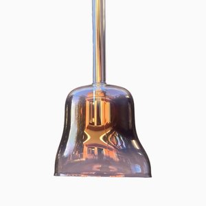 Modern Italian Hanging Lamp in Bronze