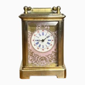 Kleine antike edwardianische Kutschenuhr, 1900er