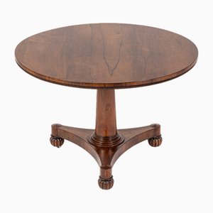 19th Century Late Regency Rosewood Tilt Top Table attributed to Gillows