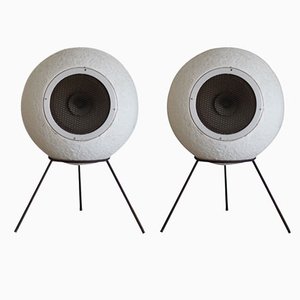 AS40 Speakers by Joseph Léon for Elipson, 1960, Set of 2