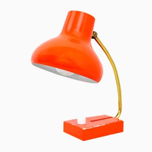 Lampe de Bureau Champignon Vintage Orange, 1970s