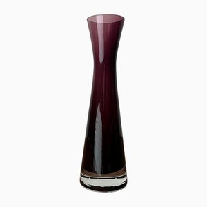 Vase Diabolo Mid-Century en Verre, Allemagne, 1960s