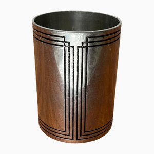 Art Deco Metallvase von Etain, Frankreich