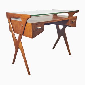 Schreibtisch aus Holz von Ico & Luisa Parisi, 1950er