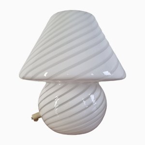 Lampade da tavolo a forma di fungo in vetro di Murano, Italia, anni '80, set di 2