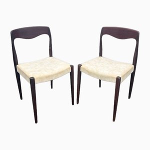 Chaises Scandinaves en Teck, 1960s, Set de 2