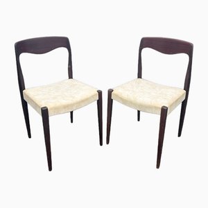 Skandinavisches Set mit Stühlen aus Teak, 1960er