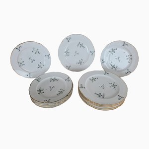 Ceramic Plates from Nast à Paris, 18th Century, Set of 12