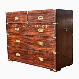 Campaign Chest with Brass Handles