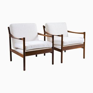 Mid-Century Scandinavian Lounge Chairs attributed to Torbjørn Afdal, 1960s, Set of 2