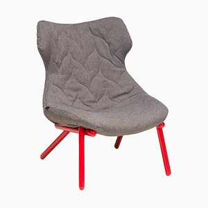 Fauteuil Foliage en Tissu Gris attribué à Patricia Urquiola pour Kartell, 2010s