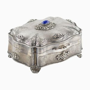 Vintage Italian Silver Jewelry Box