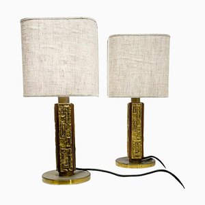 Table Lamps attributed to Luciano Frigerio, Italy, 1970s