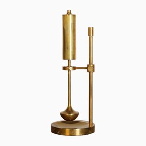 Vintage Gyroscopic Brass Candlestick