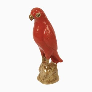 Rote Papagei Figur von Gand & C Interiors