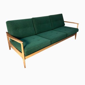 Mid-Century Modern 3-Seater Sofa Daybed by Eugen Schmidt for Soloform