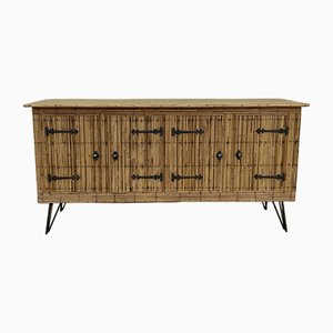 Vintage Sideboard attributed to Adrien Audoux & Frida Minet, 1960s