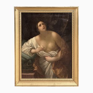 Cleopatra, 19ème Siècle, Huile sur Toile, Encadrée