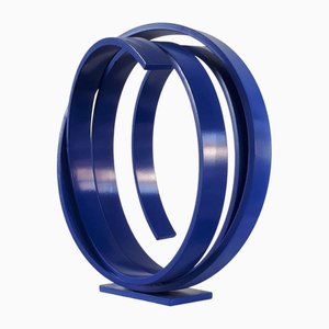 Blue Orbit Sculpture by Kuno Vollet