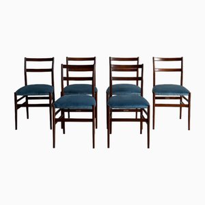 Leggera Chairs by Gio Ponti for Cassina, 1950s, Set of 6