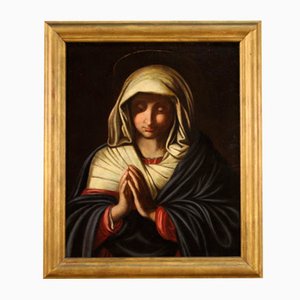 Italian Artist, The Virgin Mary, 1680, Oil on Canvas, Framed