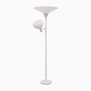 All White Floor Lamp, the Netherlands, 1980s