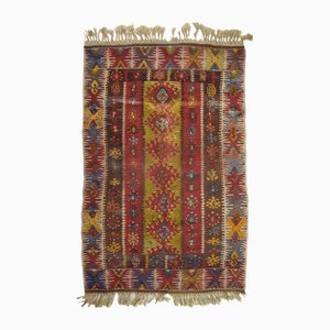 Alfombra Kilim vintage tejida a mano