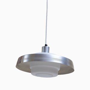 Aluminium and Glass Hanging Lamp