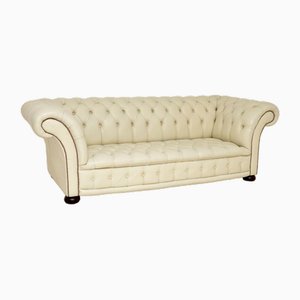 Canapé Chesterfield Style Victorien en Cuir, 1970s