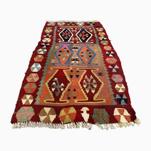 Tappeto vintage in lana Kilim, Turchia