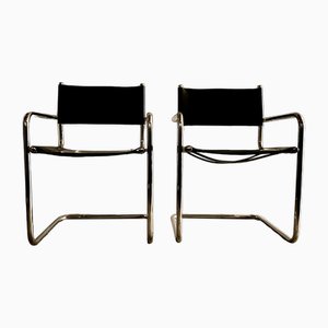 Poltrone B34 vintage di Marcel Breuer per Matteo Grassi, anni '60, set di 2