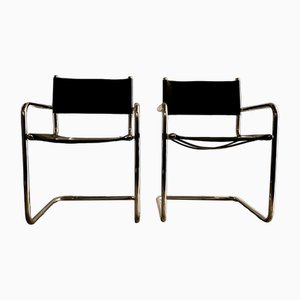 Vintage B34 Armchairs by Marcel Breuer for Matteo Grassi, 1960s, Set of 2