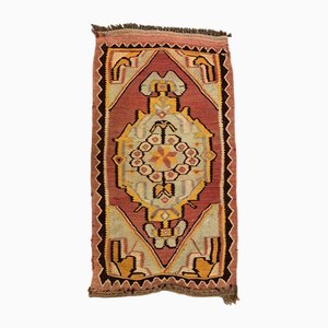 Petit Tapis Kilim Vintage en Laine, Turquie