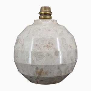 Modern Art Deco Ball Lamp in Carved Marble, 1930