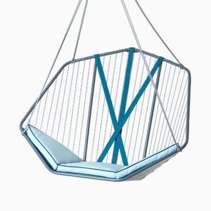 Sedia a sdraio altalena da piscina in acciaio inossidabile di Studio Stirling