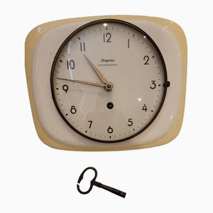 Westdeutsche Vintage Uhr mit Ladungswarnung, 1960er